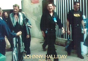 FRED MASTRO EN COMPAGNIE DE JOHNNY HALLIDAY